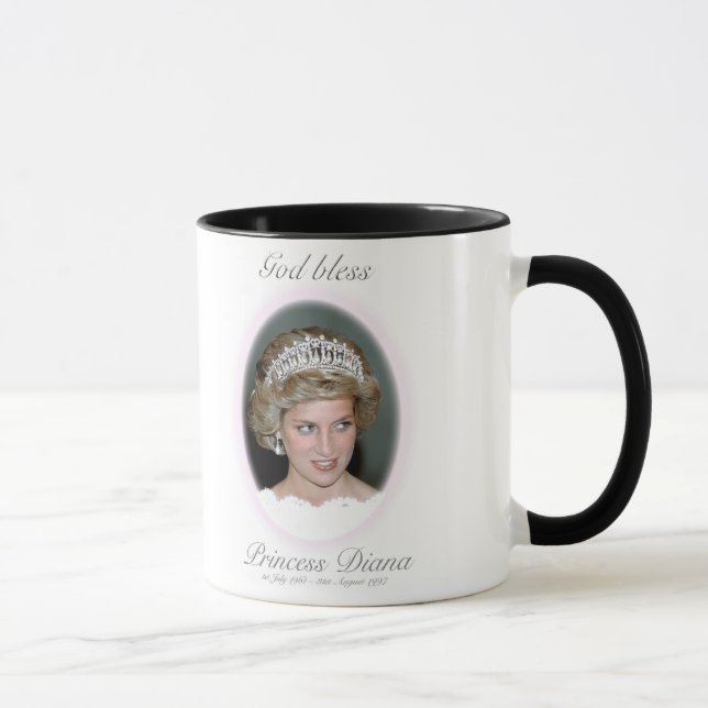 Välsigna digPrincess Diana Mugg (Höger)