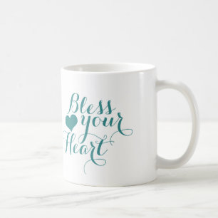 Välsigna din hjärta kaffemugg