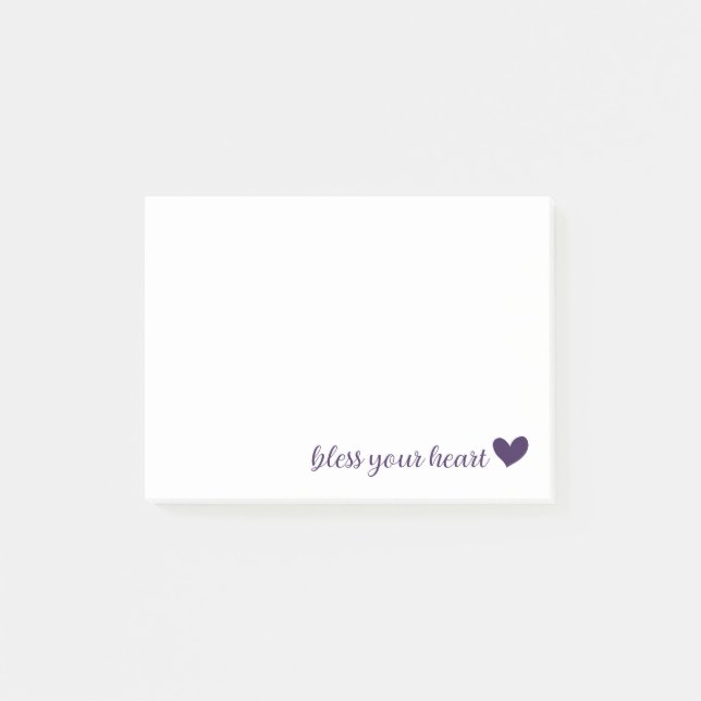 Välsigna din hjärta post-it block (Framsida)