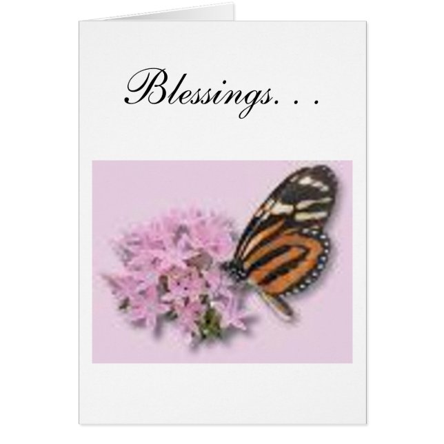 Välsigna Hälsningskort (Framsidan)