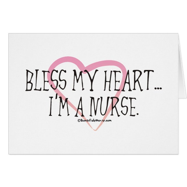 Välsigna min hjärta mig förmiddagen en hälsningskort (Framsidan Horizontal)