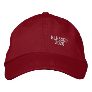 Välsignad 2026 Personlig Broddad Hatt Broderad Keps