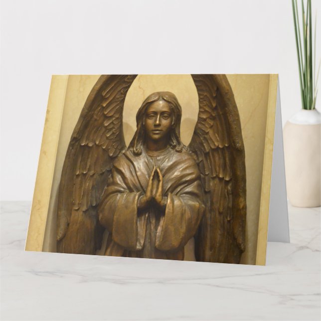 Välsignad ängel kort (Framsida)