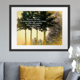 Välsignad är mannen poster