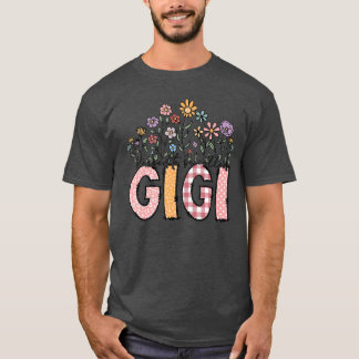 Välsignad att kallas Gigi Blommig mors dag vän T Shirt