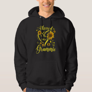 Välsignad att kallas Grammie Sunflower Mors dag Hoodie