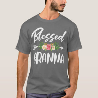 Välsignad att kallas Granna Floral Arrow Design Mo T Shirt