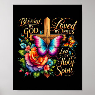 Välsignad av Gud älskad av Jesus påskdag  Poster