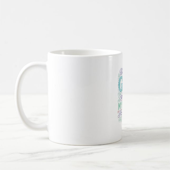 Välsignad Av Gud Bortskämd Av Min Make T-Shirt Des Kaffemugg (Vänster)