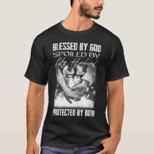 Välsignad av Gud min Make som skyddas av båda T Shirt