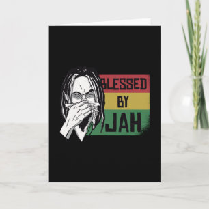 Välsignad av Jah Kort