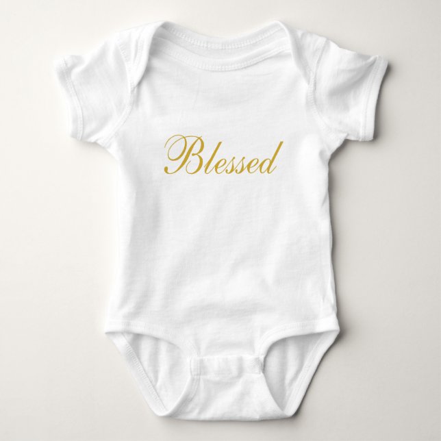 Välsignad babyJersey Bodysuit Tee (Framsida)