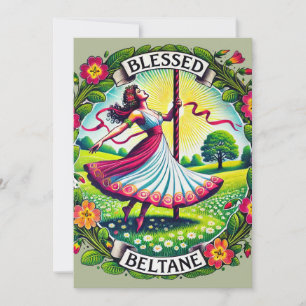 Välsignad Beltane Inbjudningar