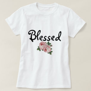 Välsignad blom- T-tröja T-shirt