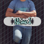 Välsignad Faith Urban Street Art Hand Lettering Mini Skateboard Bräda 18,5 Cm<br><div class="desc">Handskrift: "Jesus" Skateboard</div>
