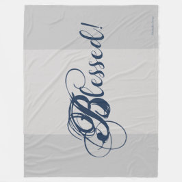 Välsignad! Fleece Blanket