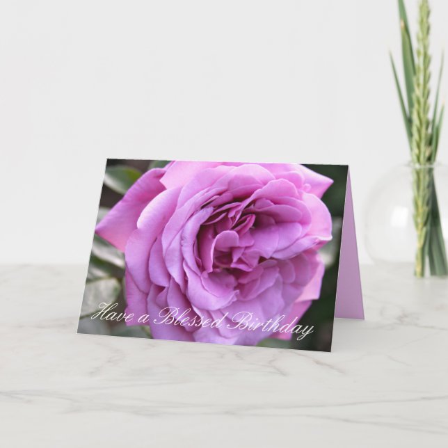 Välsignad födelsedag kort (Framsida)