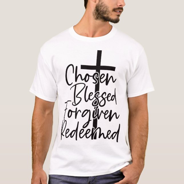 Välsignad frälsning T-Shirt (Framsida)