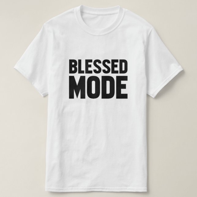 Välsignad funktionslägeT-tröja Tee Shirt (Design framsida)