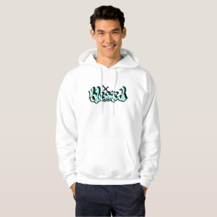 Välsignad gatukonst i kalligrafi Urban Hoodie