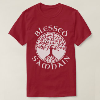 Välsignad Halloween för Samhain Pagan GaelicCeltic T-shirt