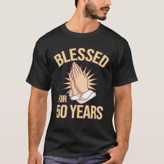 Välsignad i 50 år I 50:e födelsedagen Christian T Shirt