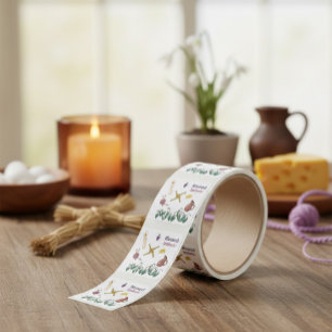 Välsignad Imbolc-rulle med klistermärken Pagan säs