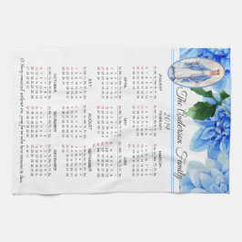 Välsignad jungfrulig Mary kalender för 2019 Kökshandduk