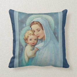 Välsignad jungfrulig Mary morbaby Jesus Kudde