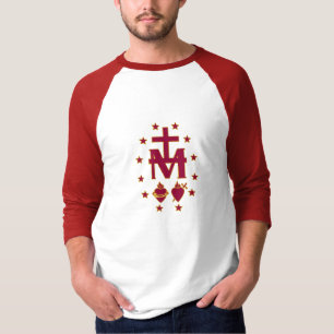Välsignad jungfrulig Mary symbolism Tee Shirt