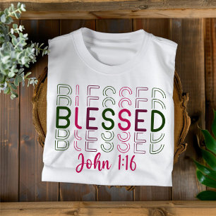 Välsignad kristen jul Kvinnor T Shirt