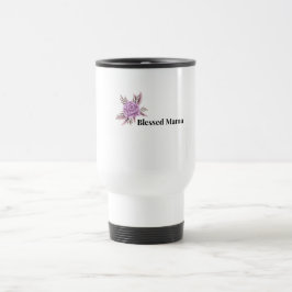 Välsignad Mamma Blommig Kaffemugg