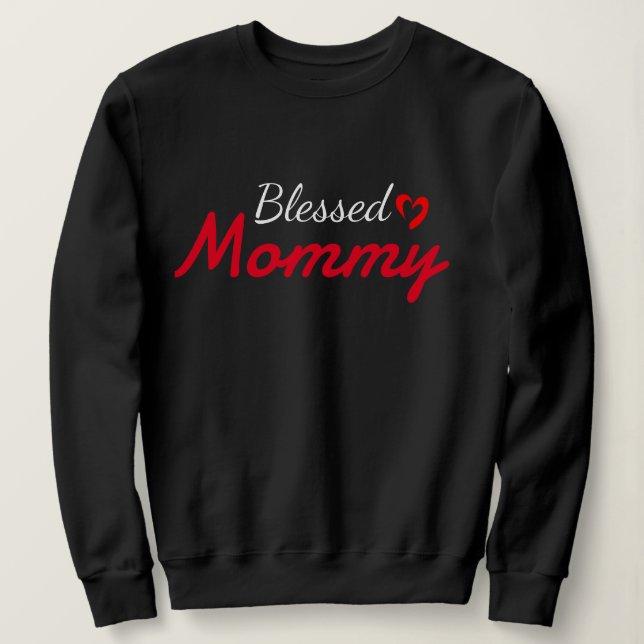 Välsignad mamma i mamma mamma, anpassa t shirt (Design framsida)
