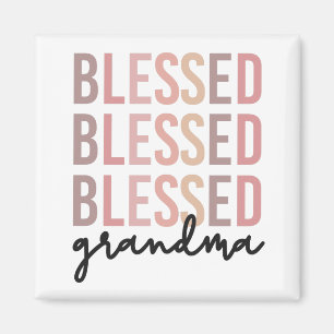 Välsignad mormor Gåvor till mormor Magnet