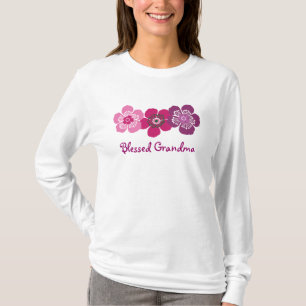 Välsignad mormorskjorta - rosa lila t shirt