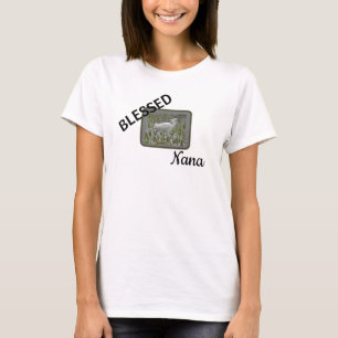 Välsignad Nana Vit Ägret Natur Foto T Shirt