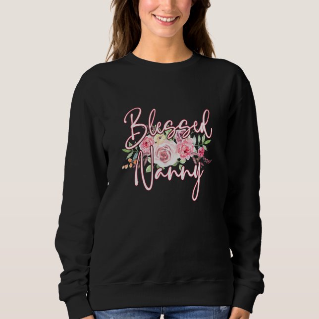 Välsignad Nanny T Shirt (Framsida)