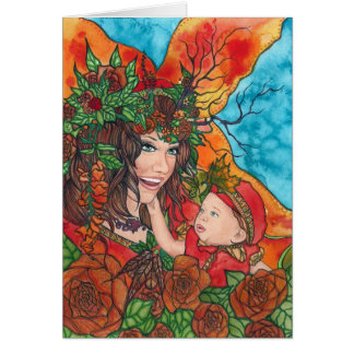 Välsignad ny bildläsning hälsningskort