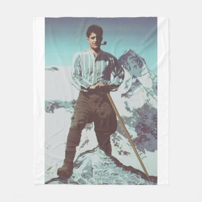 Välsignad Pier Giorgio Frassati Fleecefilt (Framsidan)