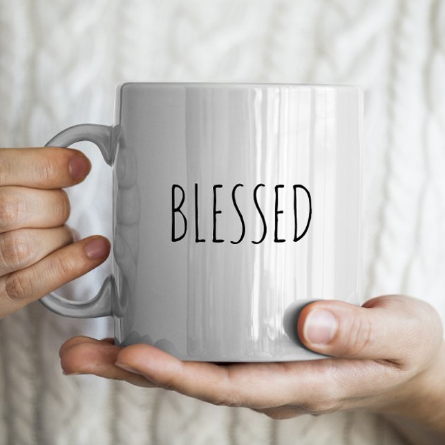 Välsignad RAE DUNN inspirerad Kaffemugg (Skapare uppladdad)