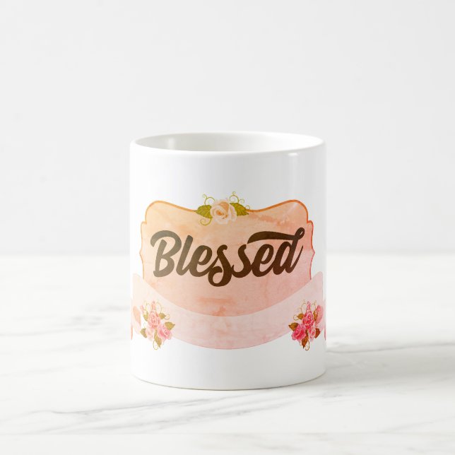 Välsignad - Rosor Kaffemugg (Center)