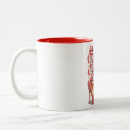 Välsignad utöver mått på min födelsedag Två-Tonad mugg