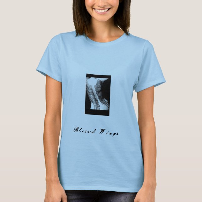 Välsignad vingar t-shirt (Framsida)