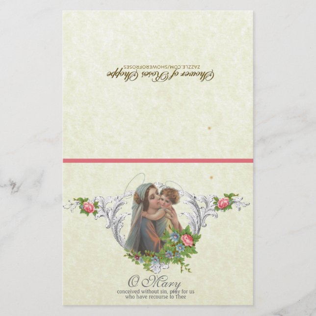 Välsignad Virgin Mary Andlig Communion Prayer (Framsida)