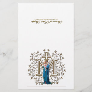 Välsignad Virgin Mary Andlig Communion Prayer