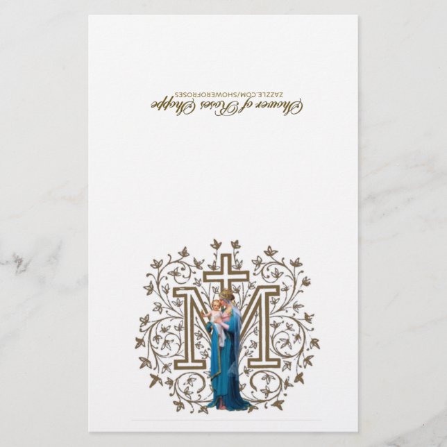 Välsignad Virgin Mary Andlig Communion Prayer (Framsida)