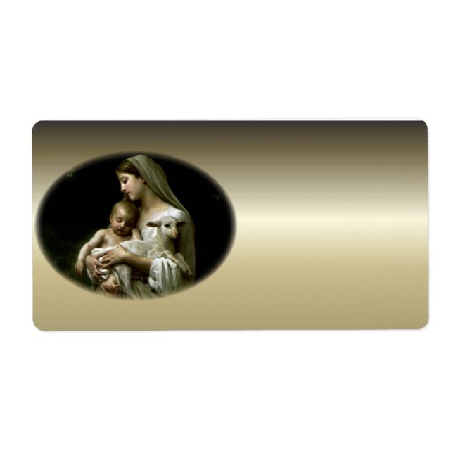 Välsignad Virgin Mary - Guds Mor Fraktsedel (Framsidan)