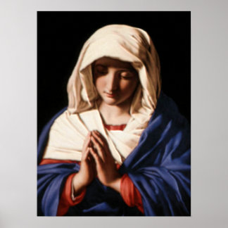 Välsignad Virgin Mary - Guds Mor Poster