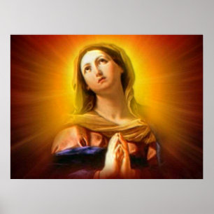 Välsignad Virgin Mary - Guds Mor Poster