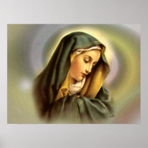 Välsignad Virgin Mary - Guds Mor Poster